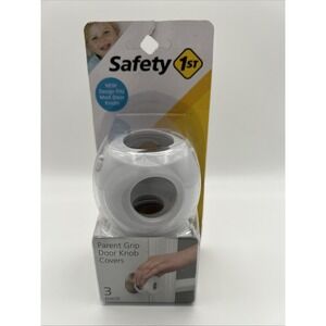 Safety 1st Parent Grip Door Knob Covers, White, One Size (Pack of 3)‎